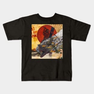 Samurai & Battleship Kids T-Shirt